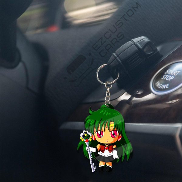 sailor pluto car accessories custom sailor moon anime keychains zfdjy
