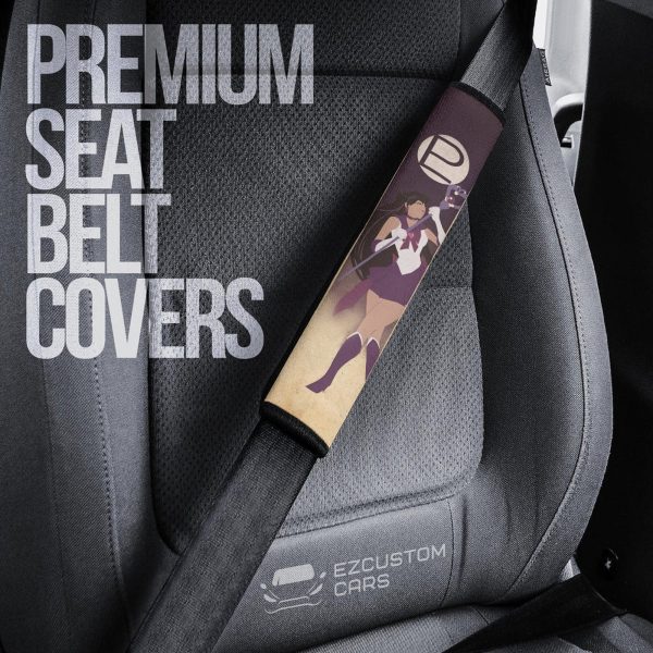 sailor pluto seat belt covers custom sailor moon car accessories 4x0a3