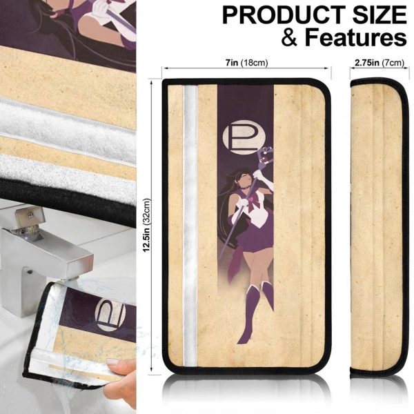 sailor pluto seat belt covers custom sailor moon car accessories j3zsp