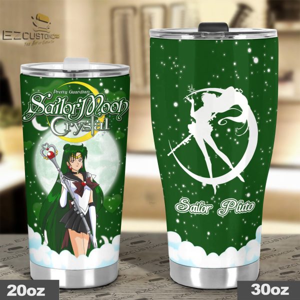 sailor pluto travel mug gift idea for sailor moon fans 64pyu