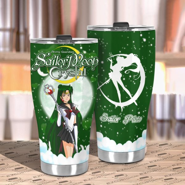 sailor pluto travel mug gift idea for sailor moon fans ysiwe