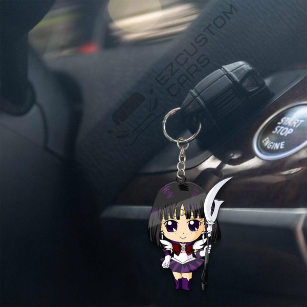 sailor saturn car accessories custom sailor moon anime keychains 3i4rs