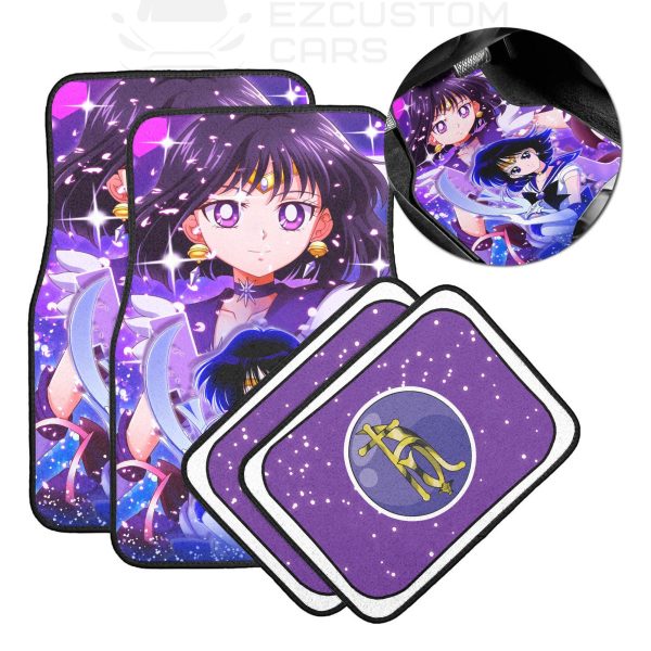 sailor saturn sailor moon car floor mats g6cvy