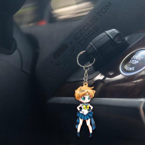 sailor uranus car accessories custom sailor moon anime keychains auco0