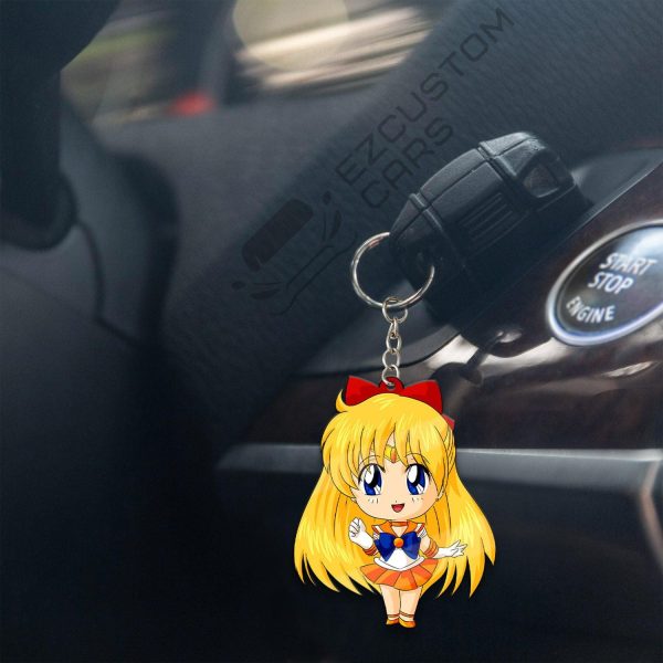 sailor venus keychains custom sailor moon anime car accessories gdpsf