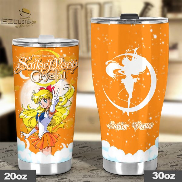 sailor venus travel mug gift idea for sailor moon fans bftef