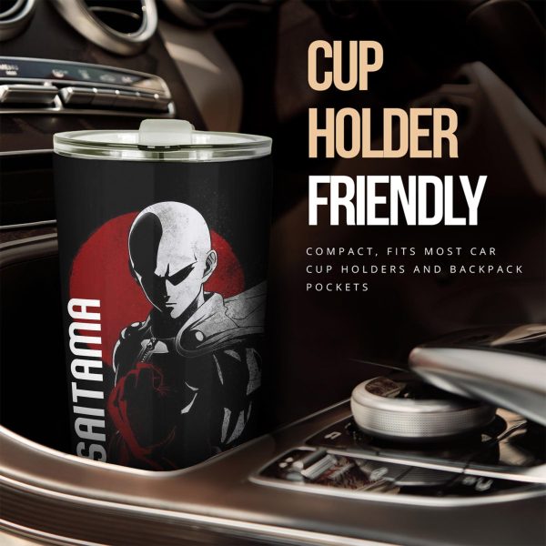 saitama car tumbler cup custom anime one punch man car accessories b83by
