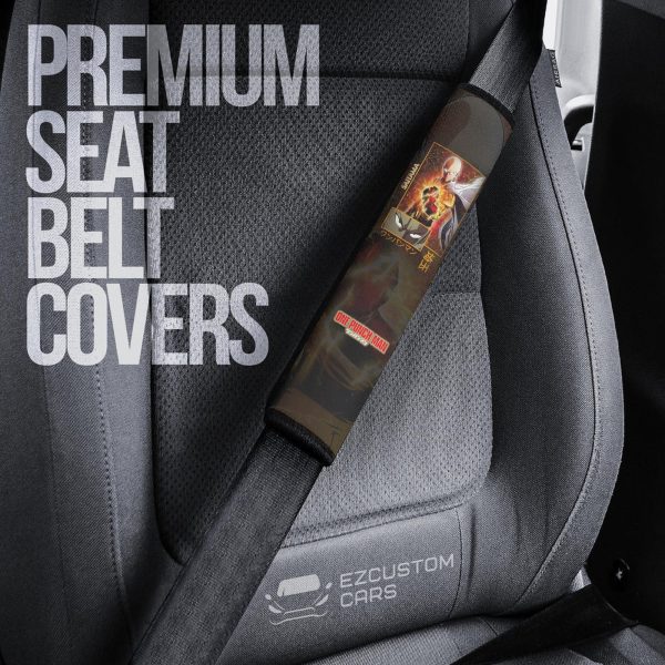 Saitama Seat Belt Covers Custom Anime One Punch Man Car Accessories