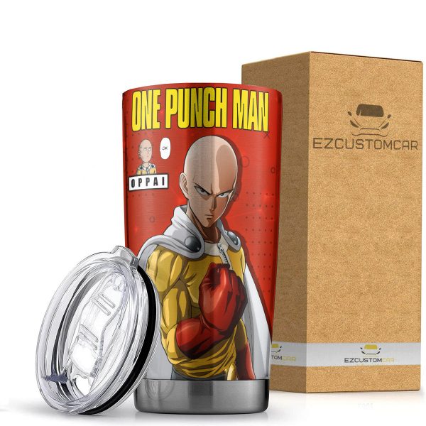 Saitama Travel Mug – Gift Idea for One Punch Man fans