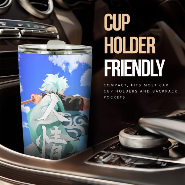 Sakata Gintoki Car Tumbler Cup Custom Gintama Anime Car Accessories