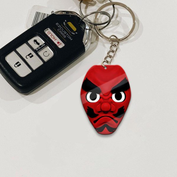 sakonji mask keychains demon slayer anime custom car accessories uwxhj