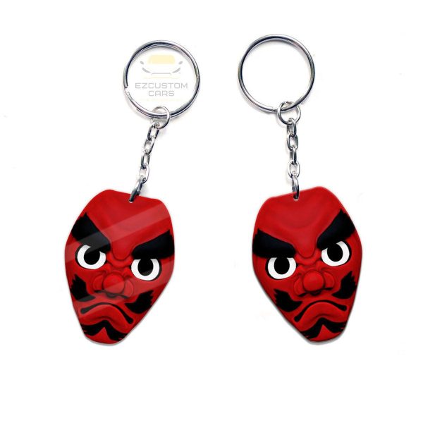 sakonji mask keychains demon slayer anime custom car accessories vz9ni