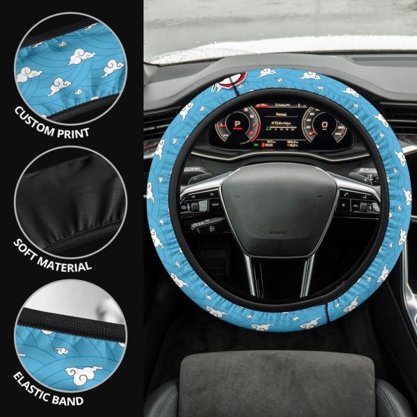 sakonji urokodaki demon slayers car accessorries anime steering wheel cover rej07