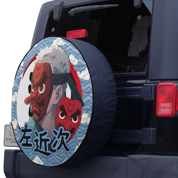 sakonji urokodaki spare tire cover custom demon slayer anime car accessories xurzu