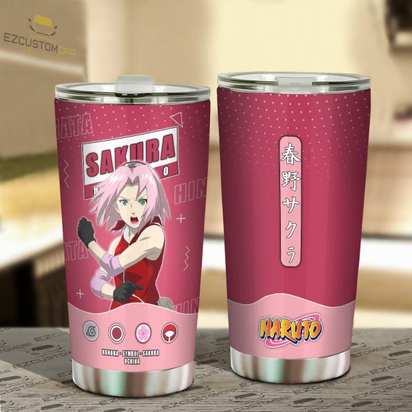 Sakura Haruno  Tumbler – Personalized Naruto custom Travel Tumblers