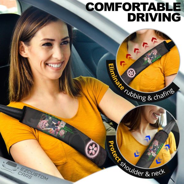 Sakura Seat Belt cover – Custom Naruto Anime Car Accessories