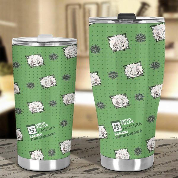 sanemi shinazugawa car tumbler cup demon slayer anime car accessories sifog