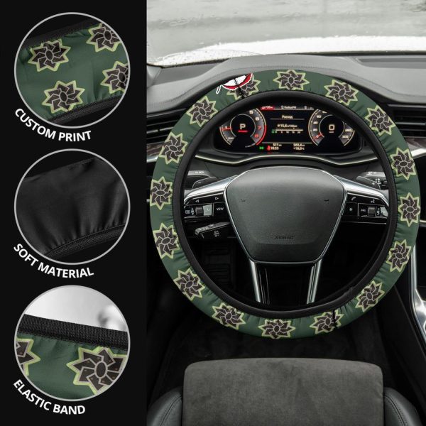 sanemi shinazugawa demon slayers anime steering wheel cover anime car accessories umoon