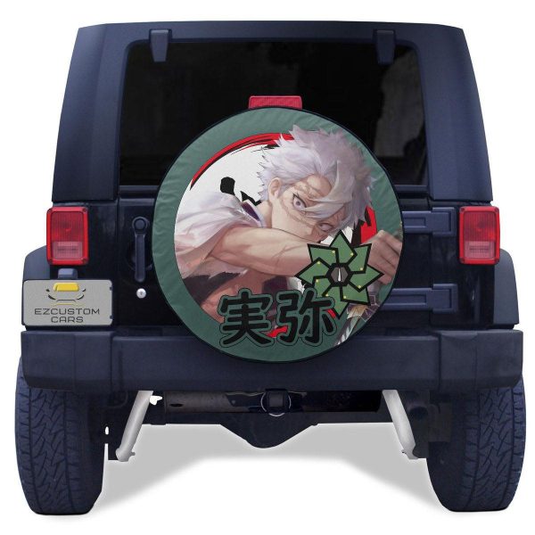 Sanemi Shinazugawa Spare Tire Cover Demon Slayer Anime Custom Car Accessories