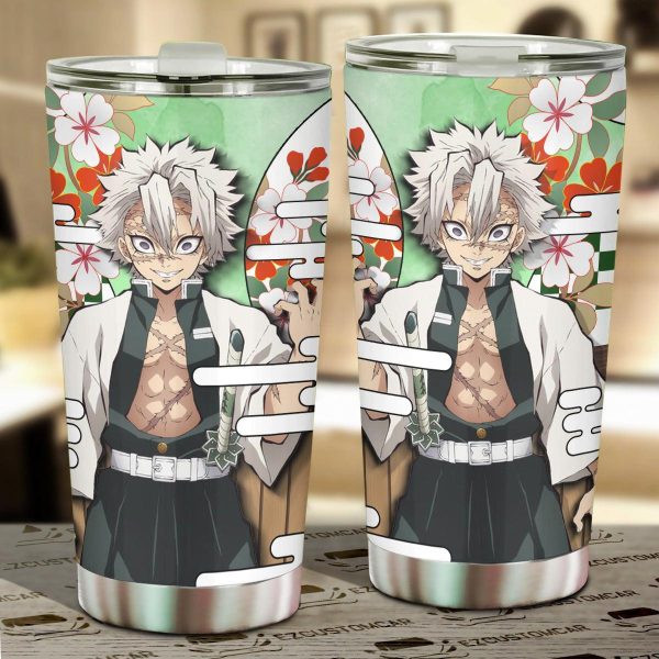 Sanemi Shinazugawa Car Tumbler Cup Demon Slayer Anime Car Accessories