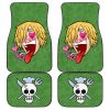 Sanji Car Floor Mats Custom Heart Eyes One Piece Anime Car Accessories