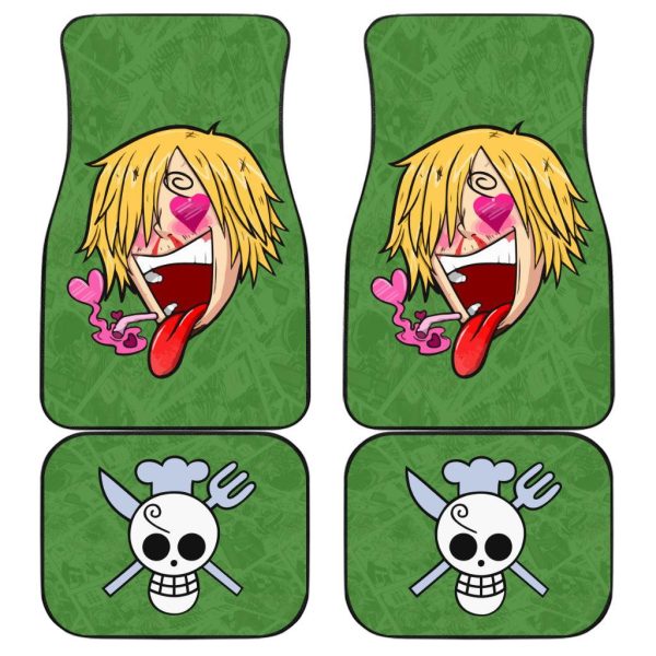 Sanji Car Floor Mats One Piece Anime Car Accessories