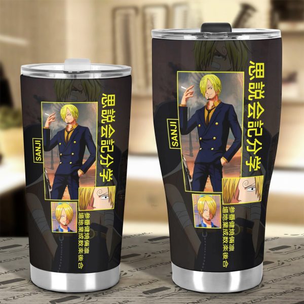 sanji car tumbler cup custom one piece anime car accessories qnk9e