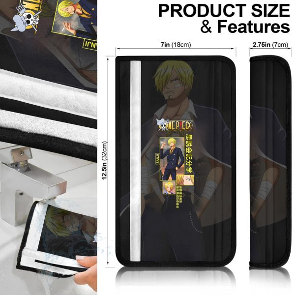 sanji one piece anime seat belt covers anime car accessories smm5c