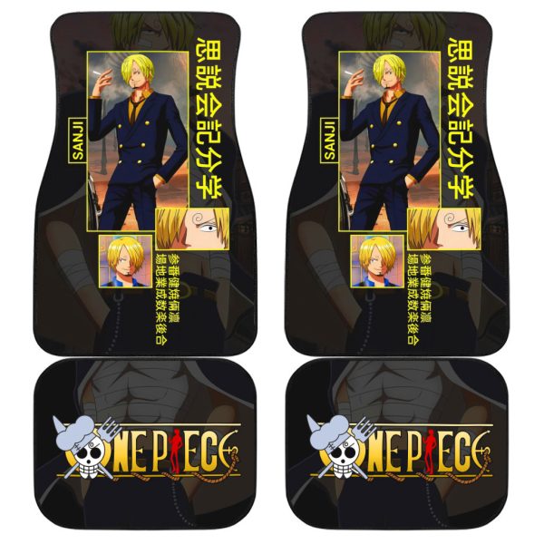 Sanji Car Floor Mats One Piece Anime Car Accessories