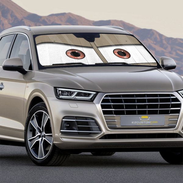 Sarge Pixar Cars Eyes Windshield Sunshade