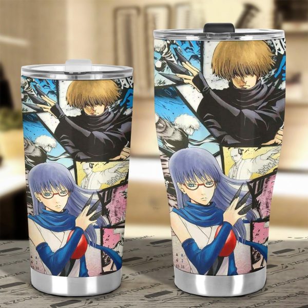 sarutobi ayame x hattori zenzou car tumbler cup custom gintama anime car accessories qqfne