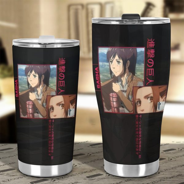 sasha blouse car tumbler cup attack on titan jmseu