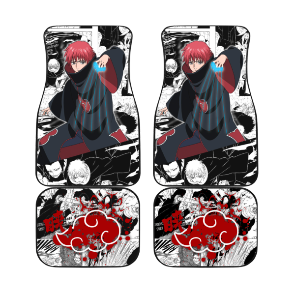 Nagato Akatsuki Car Floor Mats Naruto Car Accessories Shippuden Manga Mix Anime