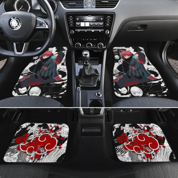 sasori akatsuki car floor mats naruto car accessories shippuden manga mix anime ipu9i