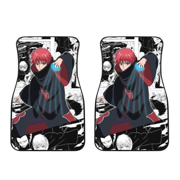 Sasori Akatsuki Car Floor Mats Naruto Car Accessories Shippuden Manga Mix Anime
