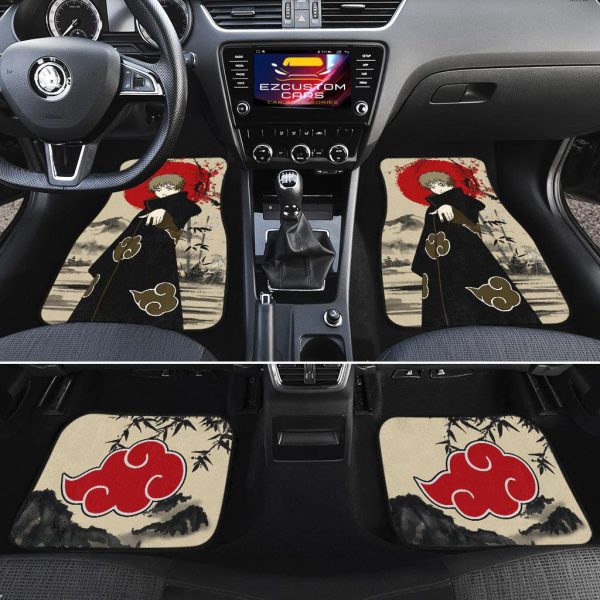 sasori car floor mats akatsuki car accessories bejxx