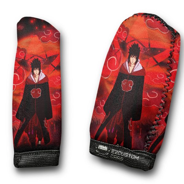 Sasuke Akatsuki Shift Knobs Car Covers Set Custom Naruto Shippuden Anime Car Accessories