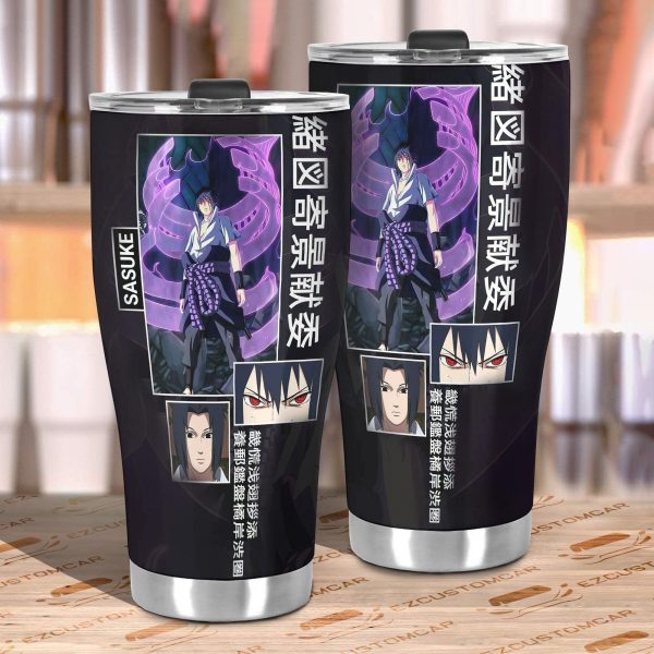 sasuke car tumbler cup custom naruto anime car accessories 5klph
