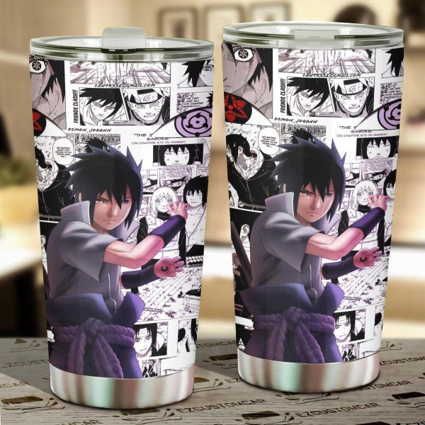Sasuke Sharingan Car Tumbler Cup Custom Anime Naruto Car Accessories
