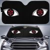 Sasuke Enternal Mangekyo Sharingan Naruto Shippuden Anime Car Windshield Sun Shade Anime Car Accessories
