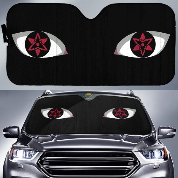 Sasuke Enternal Mangekyo Sharingan Naruto Shippuden Anime Car Windshield Sun Shade Anime Car Accessories Sasuke Enternal Mangekyo Sharingan Naruto Shippuden Anime Car Windshield Sun Shade Anime Car Accessories