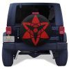 Sasuke Magenkyo Sharingan Eyes Spare Tire Cover Custom Naruto Anime Car Accessories