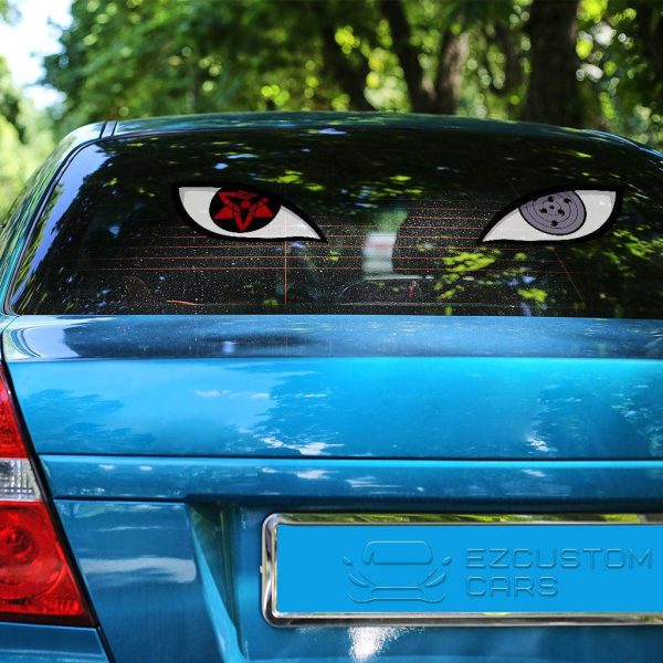 sasuke sharingan and rinnegan car sticker custom naruto anime car accessories jnfzk
