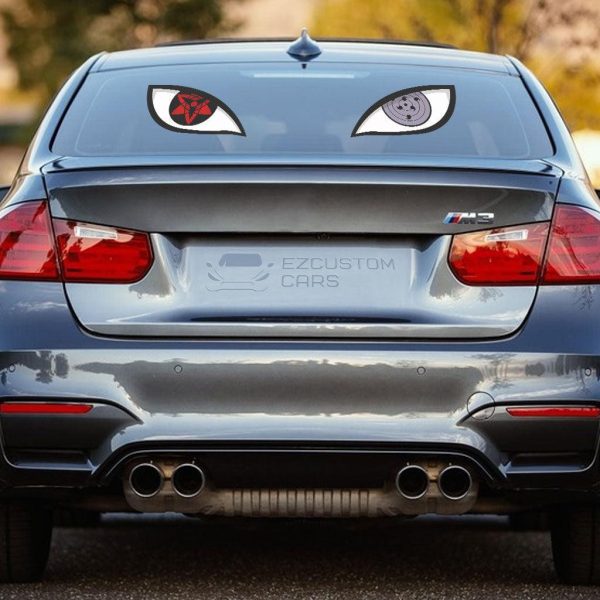 sasuke sharingan and rinnegan car sticker custom naruto anime car accessories lwswn