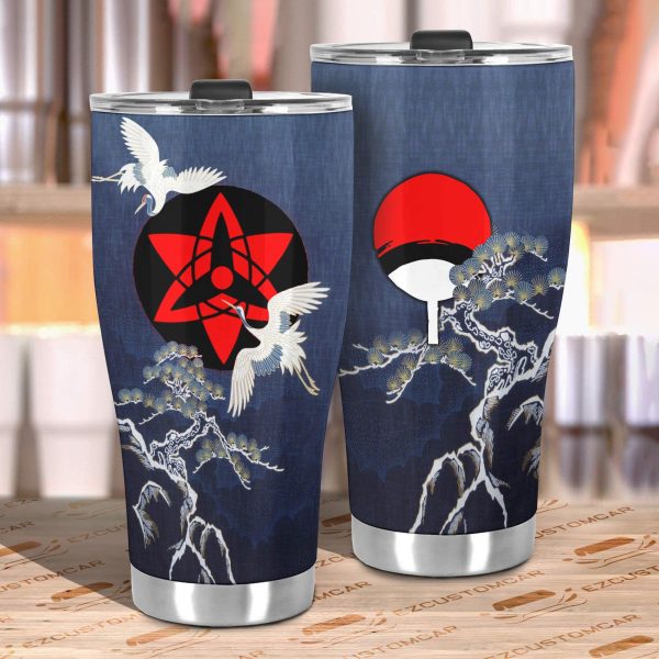 sasuke sharingan car tumbler cup custom anime naruto car accessories ddzp1