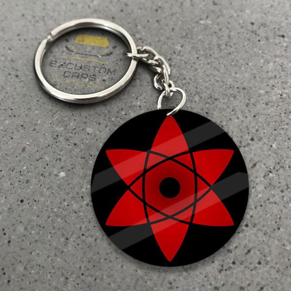 Sasuke Sharingan Keychains Custom Naruto Anime Car Accessories Sasuke Sharingan Keychains Custom Naruto Anime Car Accessories