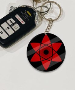 Sasuke Sharingan Keychains Custom Naruto Anime Car Accessories