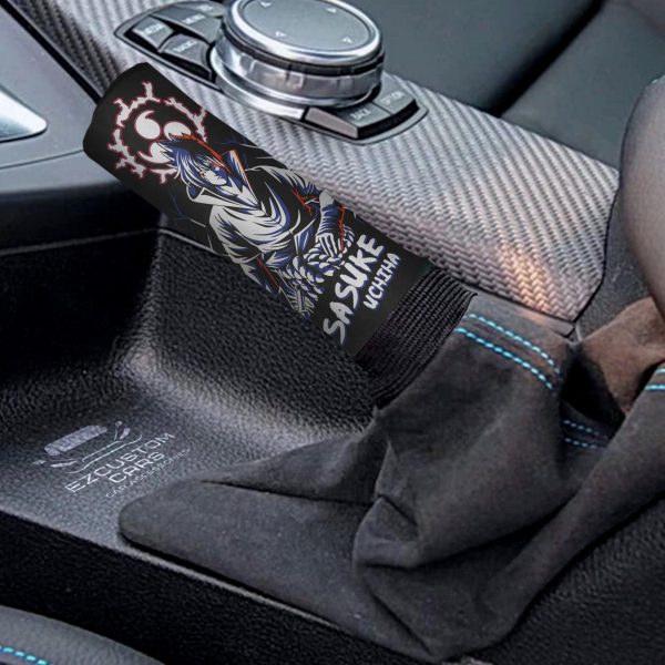 sasuke shift knobs car covers set custom naruto shippuden anime car accessories anx8b