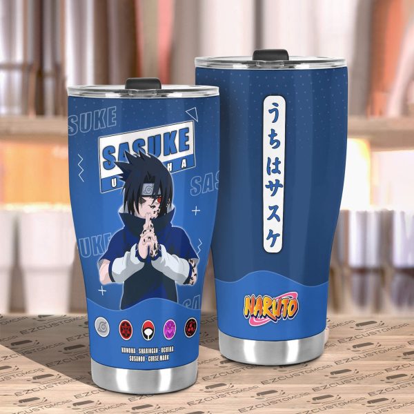 sasuke uchiha tumbler personalized naruto custom travel tumblers 8zk0u