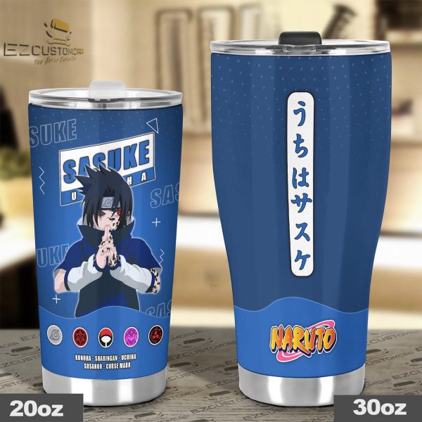sasuke uchiha tumbler personalized naruto custom travel tumblers u2z77